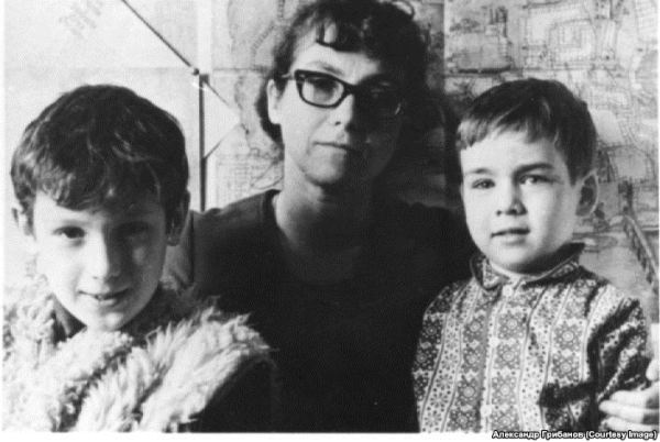 Natalya Gorbanevskaya with sons